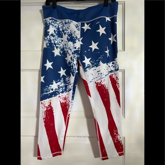 Constantly Varied Gear Pants - CVG flag XL capris, old run - no gusset